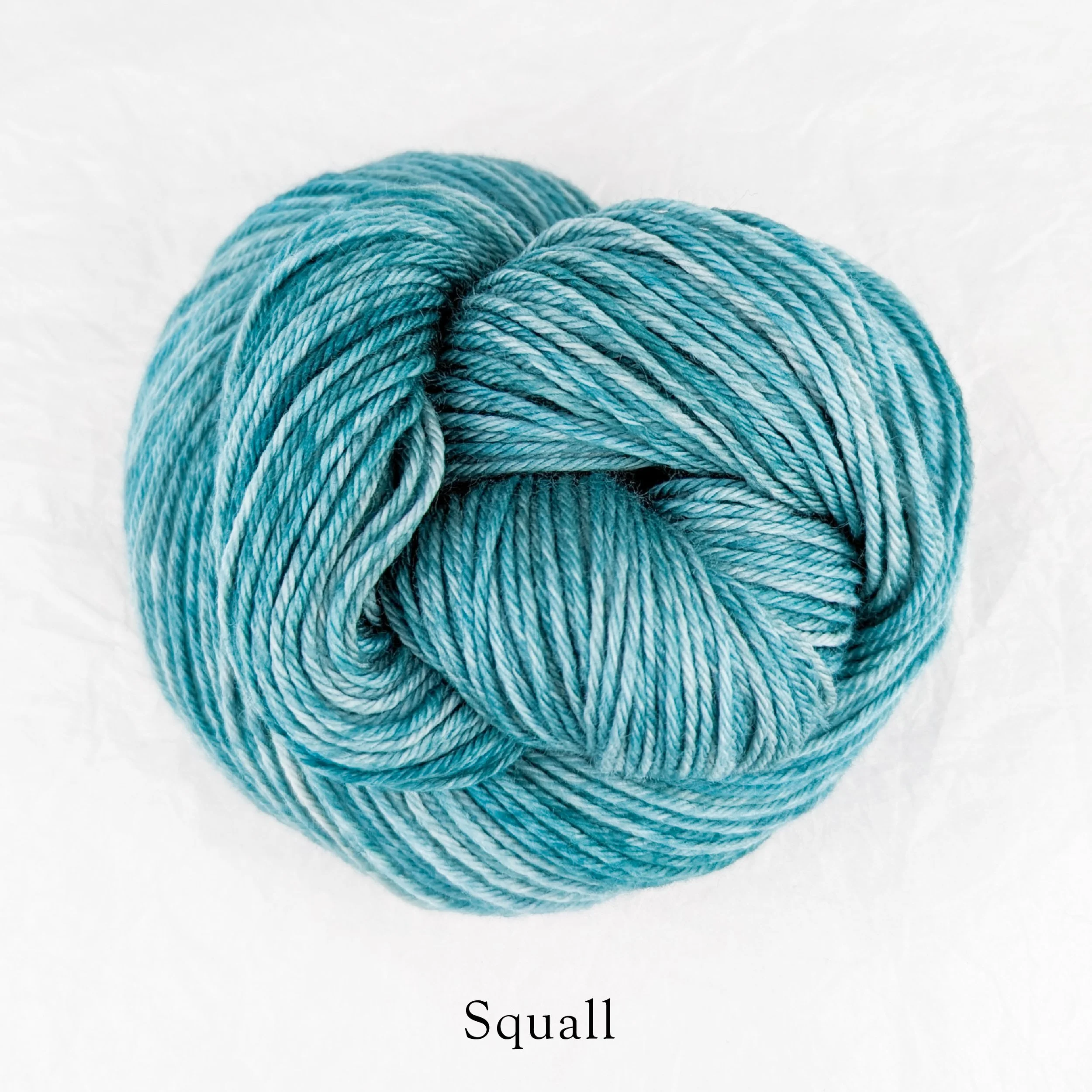 Grey Drizzle Fibers - Merino Storm - DK weight superwash knitting